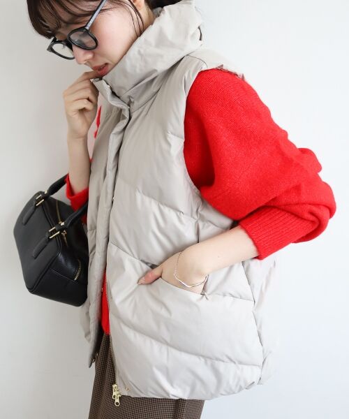 le.coeur blanc / ルクールブラン ダウンジャケット・ベスト | 《WEB限定アイテム》ボリュームダウンベスト | 詳細14