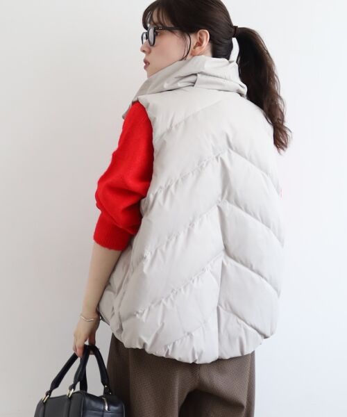 le.coeur blanc / ルクールブラン ダウンジャケット・ベスト | 《WEB限定アイテム》ボリュームダウンベスト | 詳細15