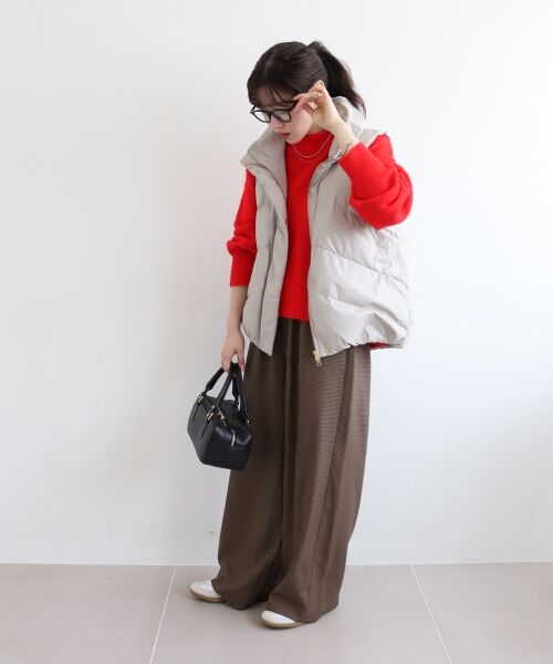 le.coeur blanc / ルクールブラン ダウンジャケット・ベスト | 《WEB限定アイテム》ボリュームダウンベスト | 詳細19