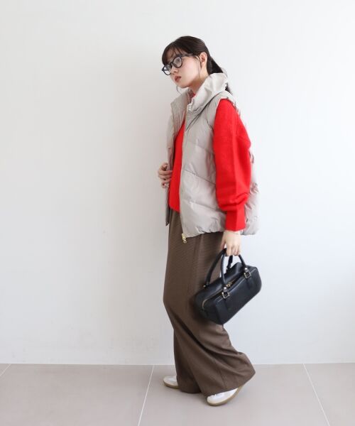 le.coeur blanc / ルクールブラン ダウンジャケット・ベスト | 《WEB限定アイテム》ボリュームダウンベスト | 詳細20