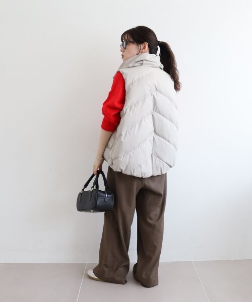 le.coeur blanc / ルクールブラン ダウンジャケット・ベスト | 《WEB限定アイテム》ボリュームダウンベスト | 詳細22