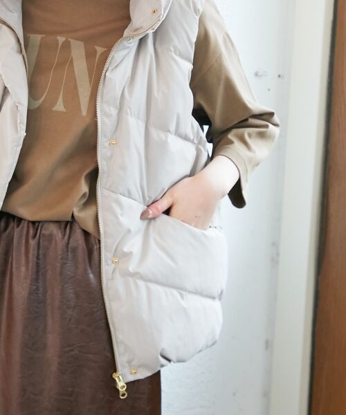 le.coeur blanc / ルクールブラン ダウンジャケット・ベスト | 《WEB限定アイテム》ボリュームダウンベスト | 詳細26