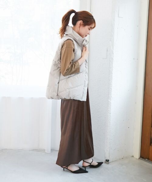 le.coeur blanc / ルクールブラン ダウンジャケット・ベスト | 《WEB限定アイテム》ボリュームダウンベスト | 詳細28