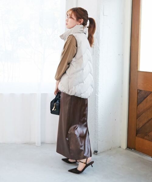 le.coeur blanc / ルクールブラン ダウンジャケット・ベスト | 《WEB限定アイテム》ボリュームダウンベスト | 詳細29