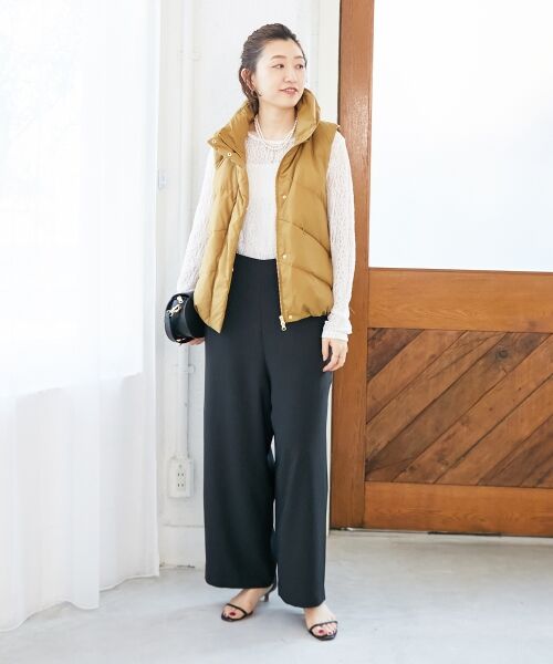 le.coeur blanc / ルクールブラン ダウンジャケット・ベスト | 《WEB限定アイテム》ボリュームダウンベスト | 詳細5