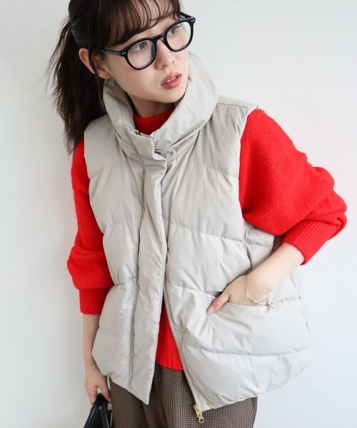 le.coeur blanc / ルクールブラン ダウンジャケット・ベスト | 《WEB限定アイテム》ボリュームダウンベスト | 詳細8