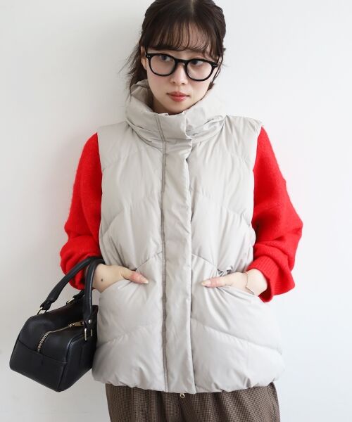 le.coeur blanc / ルクールブラン ダウンジャケット・ベスト | 《WEB限定アイテム》ボリュームダウンベスト | 詳細9