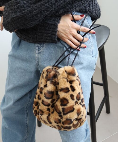 le.coeur blanc / ルクールブラン ショルダーバッグ | 《WEB限定アイテム》エコファー巾着BAG | 詳細11