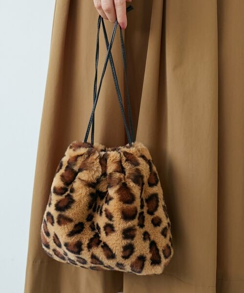 le.coeur blanc / ルクールブラン ショルダーバッグ | 《WEB限定アイテム》エコファー巾着BAG | 詳細14