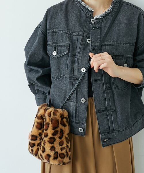 le.coeur blanc / ルクールブラン ショルダーバッグ | 《WEB限定アイテム》エコファー巾着BAG | 詳細16