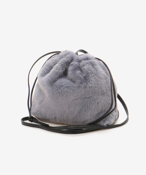 le.coeur blanc / ルクールブラン ショルダーバッグ | 《WEB限定アイテム》エコファー巾着BAG | 詳細17