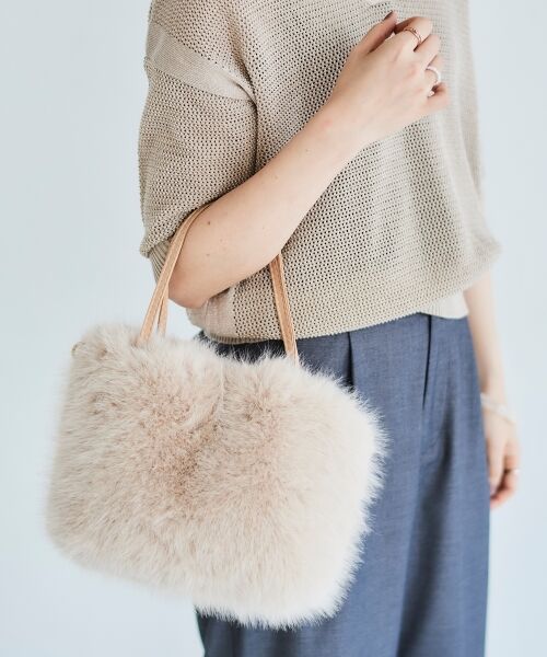 le.coeur blanc / ルクールブラン ハンドバッグ | 《ランキング1位》フェイクファー2WAYバッグ | 詳細12