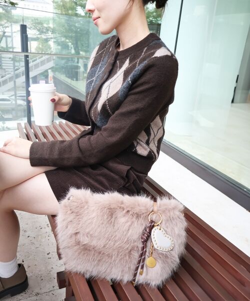 le.coeur blanc / ルクールブラン ハンドバッグ | 《ランキング1位》フェイクファー2WAYバッグ | 詳細23