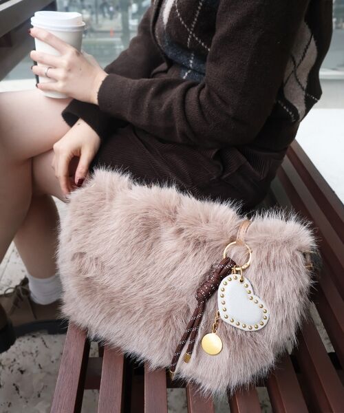 le.coeur blanc / ルクールブラン ハンドバッグ | 《ランキング1位》フェイクファー2WAYバッグ | 詳細24