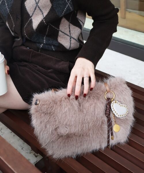 le.coeur blanc / ルクールブラン ハンドバッグ | 《ランキング1位》フェイクファー2WAYバッグ | 詳細25