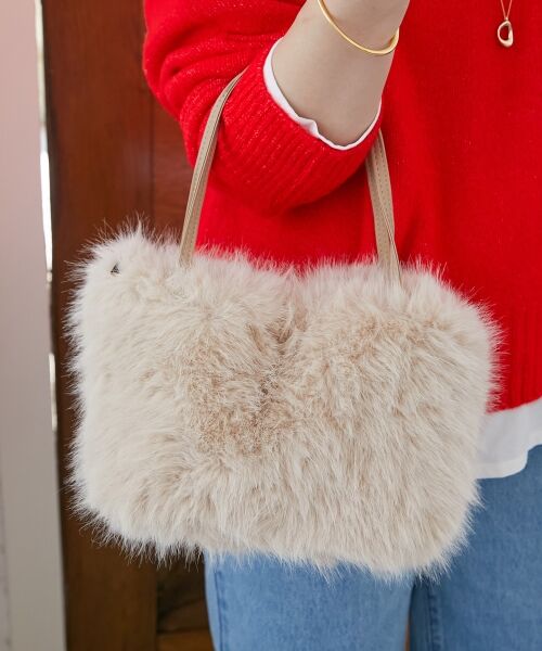 le.coeur blanc / ルクールブラン ハンドバッグ | 《ランキング1位》フェイクファー2WAYバッグ | 詳細7