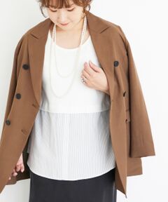 le.coeur blanc / ルクールブラン タンクトップ | ストライプレイヤータンク