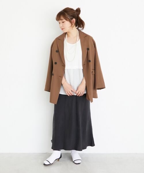 le.coeur blanc / ルクールブラン タンクトップ | ストライプレイヤータンク | 詳細13