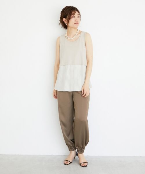 le.coeur blanc / ルクールブラン タンクトップ | ストライプレイヤータンク | 詳細4