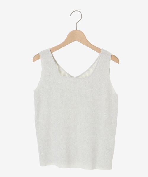 le.coeur blanc / ルクールブラン ニット・セーター | 2WAYニットタンク | 詳細1
