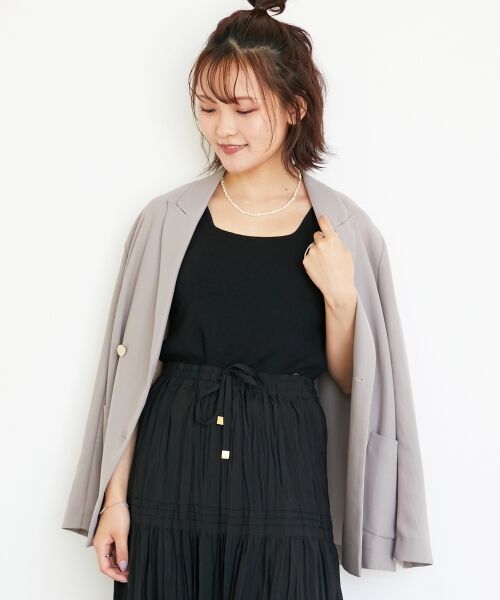 le.coeur blanc / ルクールブラン ニット・セーター | 2WAYニットタンク | 詳細13