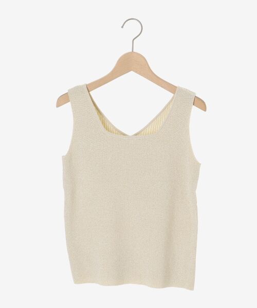 le.coeur blanc / ルクールブラン ニット・セーター | 2WAYニットタンク | 詳細18