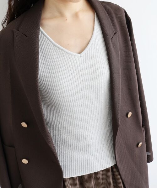 le.coeur blanc / ルクールブラン ニット・セーター | 2WAYニットタンク | 詳細2