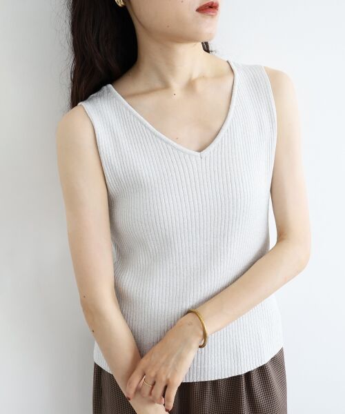 le.coeur blanc / ルクールブラン ニット・セーター | 2WAYニットタンク | 詳細3