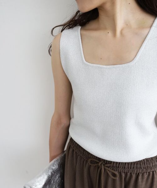 le.coeur blanc / ルクールブラン ニット・セーター | 2WAYニットタンク | 詳細6