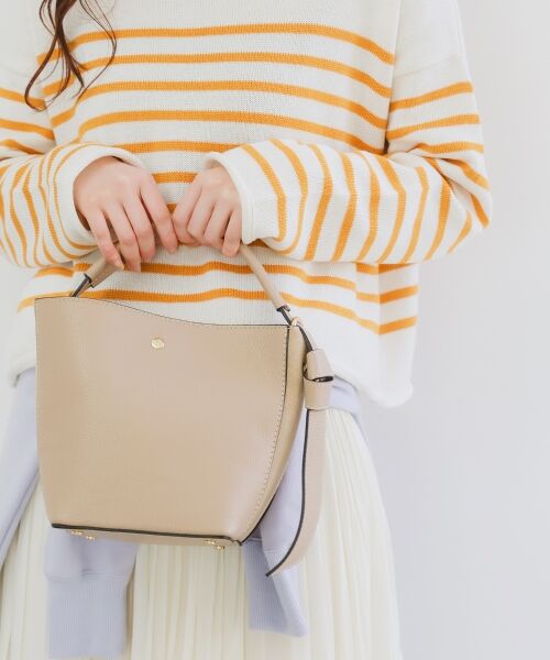 le.coeur blanc / ルクールブラン ショルダーバッグ | 《一部店舗/WEB限定》MILLELA FIRENZE 2WAYバケツバッグ | 詳細3