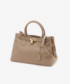 le.coeur blanc / ルクールブラン トートバッグ | MILLELAFIRENZE金具付きレザートートバッグ