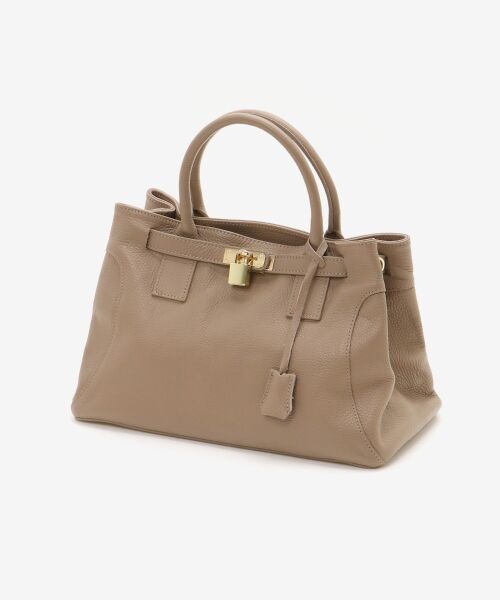 le.coeur blanc / ルクールブラン トートバッグ | MILLELAFIRENZE金具付きレザートートバッグ | 詳細1