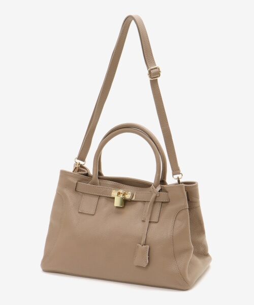 le.coeur blanc / ルクールブラン トートバッグ | MILLELAFIRENZE金具付きレザートートバッグ | 詳細11