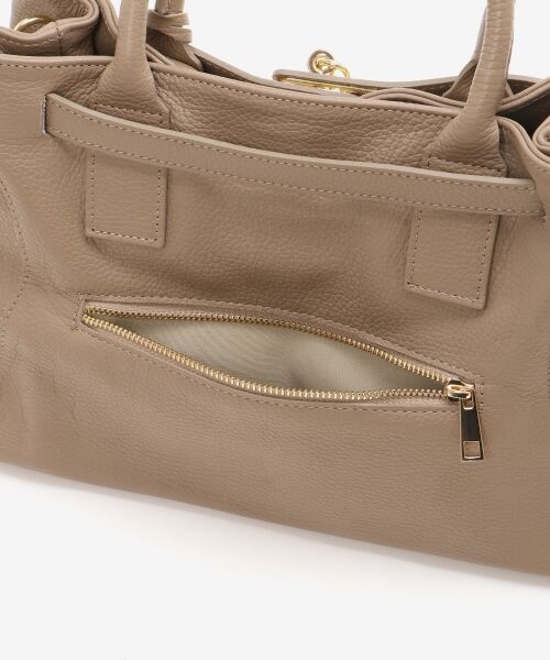 le.coeur blanc / ルクールブラン トートバッグ | MILLELAFIRENZE金具付きレザートートバッグ | 詳細7