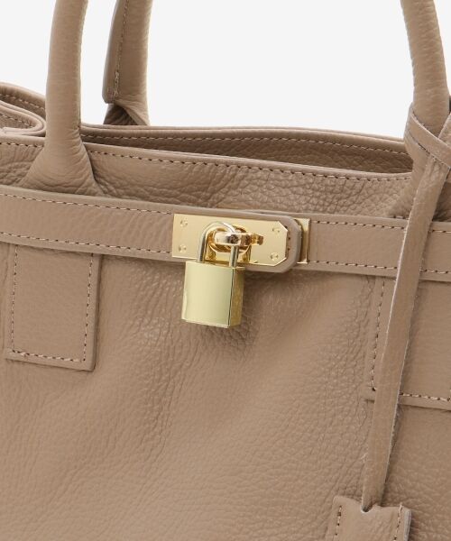 le.coeur blanc / ルクールブラン トートバッグ | MILLELAFIRENZE金具付きレザートートバッグ | 詳細8