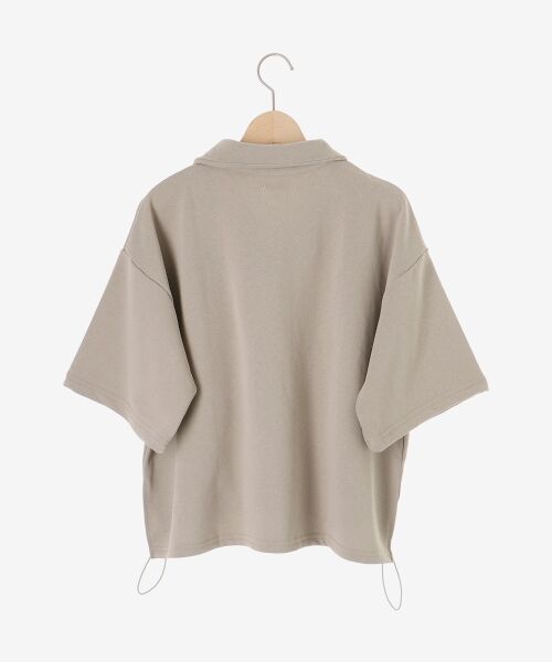 le.coeur blanc / ルクールブラン スウェット | ジップデザインハーフスリーブスウェット | 詳細24