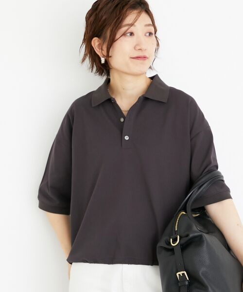 le.coeur blanc / ルクールブラン ポロシャツ | 《手洗い可能》ドロストカノコポロ | 詳細10