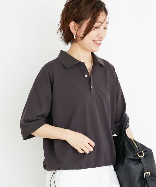 le.coeur blanc / ルクールブラン ポロシャツ | 《手洗い可能》ドロストカノコポロ | 詳細12