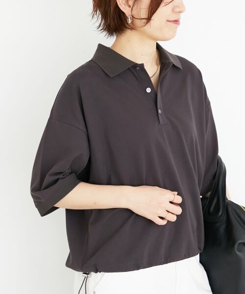 le.coeur blanc / ルクールブラン ポロシャツ | 《手洗い可能》ドロストカノコポロ | 詳細13