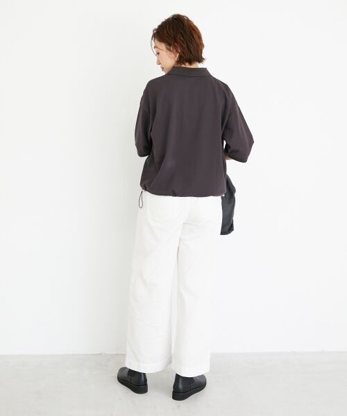 le.coeur blanc / ルクールブラン ポロシャツ | 《手洗い可能》ドロストカノコポロ | 詳細17