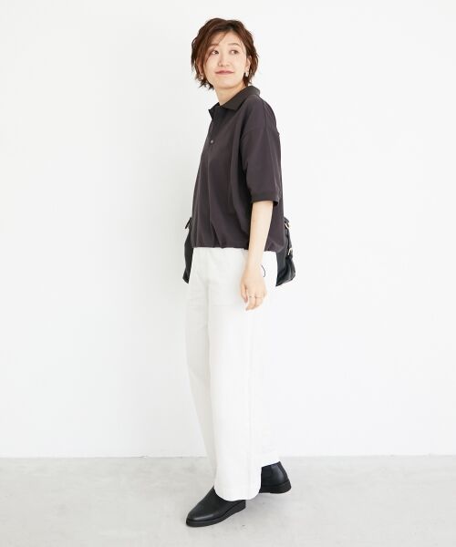 le.coeur blanc / ルクールブラン ポロシャツ | 《手洗い可能》ドロストカノコポロ | 詳細18