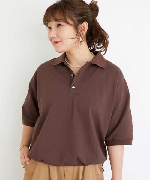 le.coeur blanc / ルクールブラン ポロシャツ | 《手洗い可能》ドロストカノコポロ | 詳細2