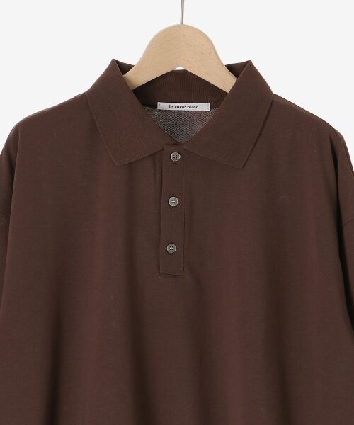 le.coeur blanc / ルクールブラン ポロシャツ | 《手洗い可能》ドロストカノコポロ | 詳細21