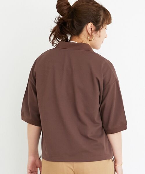 le.coeur blanc / ルクールブラン ポロシャツ | 《手洗い可能》ドロストカノコポロ | 詳細4