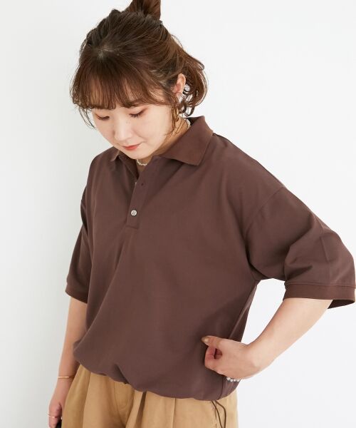 le.coeur blanc / ルクールブラン ポロシャツ | 《手洗い可能》ドロストカノコポロ | 詳細5