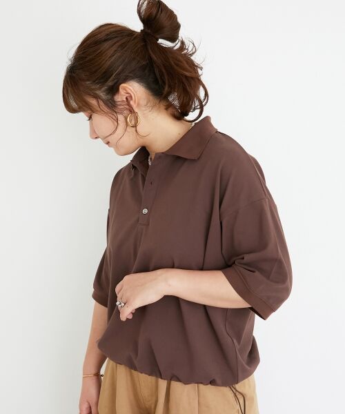 le.coeur blanc / ルクールブラン ポロシャツ | 《手洗い可能》ドロストカノコポロ | 詳細6