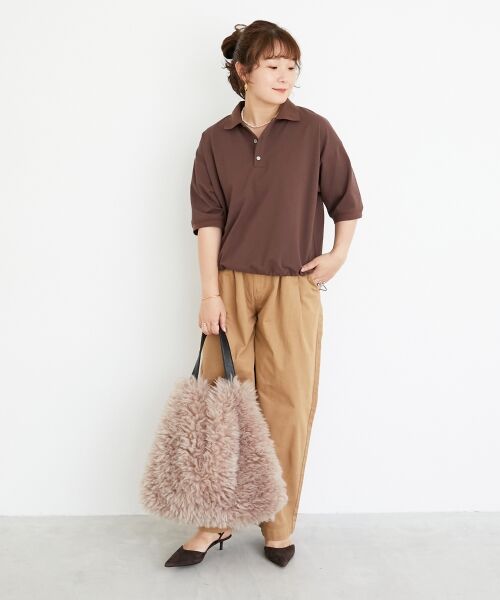 le.coeur blanc / ルクールブラン ポロシャツ | 《手洗い可能》ドロストカノコポロ | 詳細7