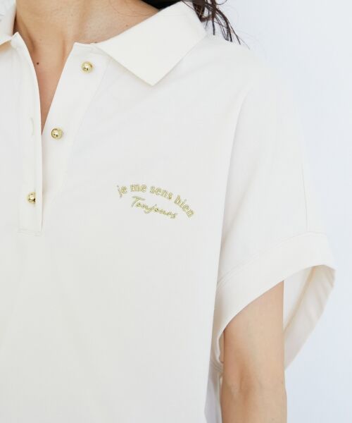 le.coeur blanc / ルクールブラン ポロシャツ | ライトポンチポロシャツ | 詳細6