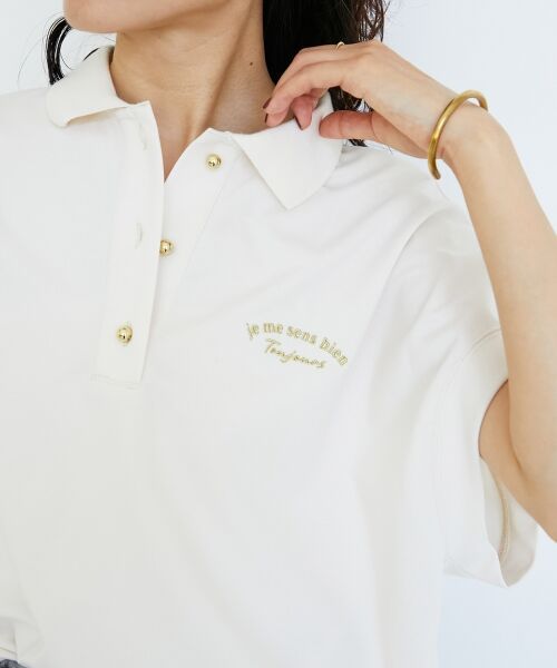 le.coeur blanc / ルクールブラン ポロシャツ | ライトポンチポロシャツ | 詳細7