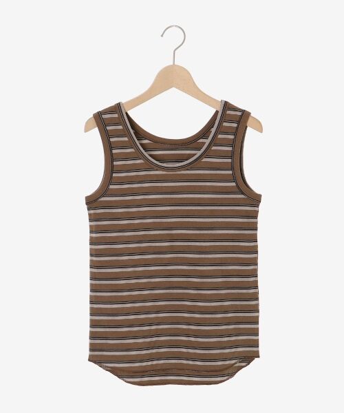 le.coeur blanc / ルクールブラン タンクトップ | マルチボーダーリブタンク | 詳細1